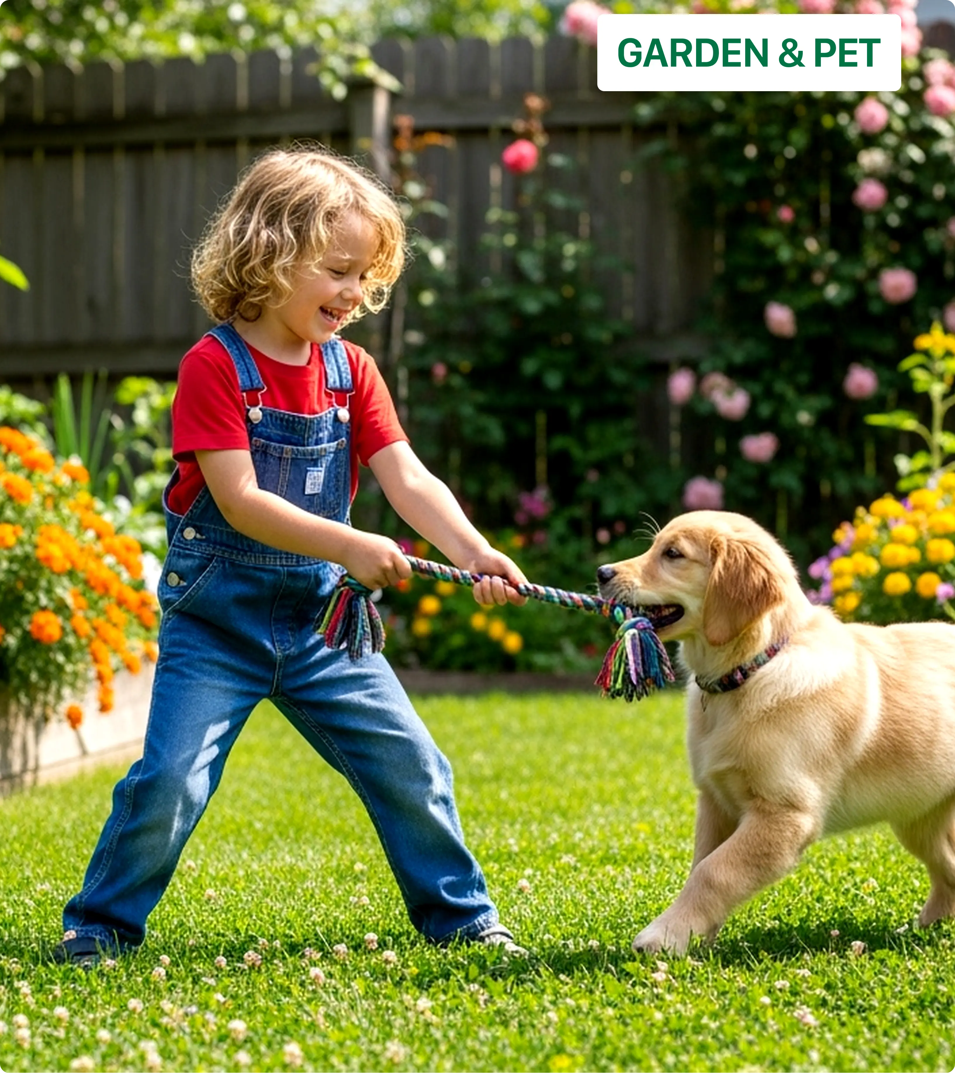 Case study on a productivity boost by GiNi, set against a background of greenery with blurred logos, conveying innovation and efficiency at Central Garden & Pet.